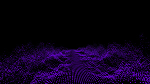未来派抽象波形音频音乐振荡声波技术数字表面的可视化21秒视频