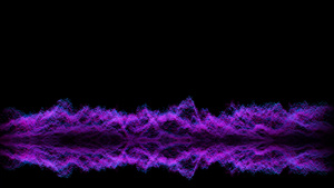 反射抽象紫蓝色波形声音音频音乐振荡可视化波技术数字21秒视频