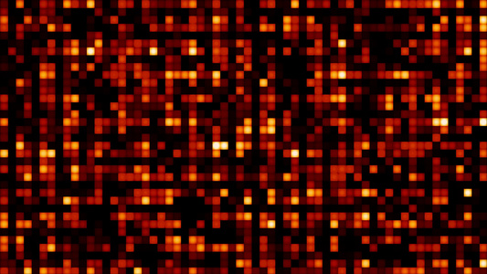 可视化波技术数字表面背景动画抽象火焰音调平方光粒子视频