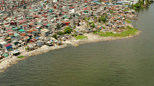 马尼拉市贫民窟和贫困区18秒视频
