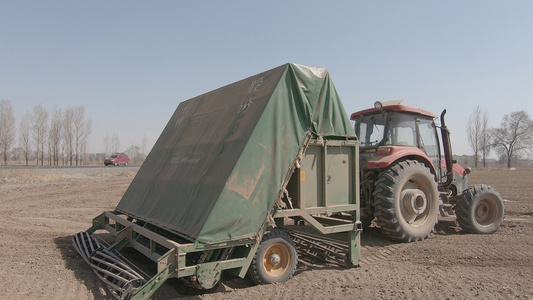 农业生产机械除膜产品实拍视频