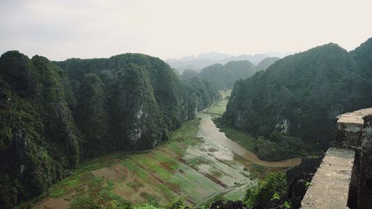 在宁宾维特南的山顶风景视频