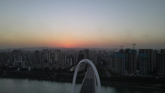 广西柳州城市风光航拍视频