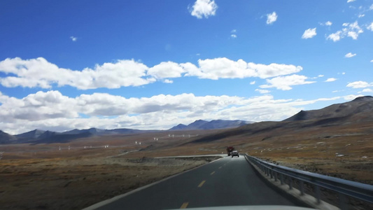 车窗外的风景 西藏自驾旅行第一视角视频