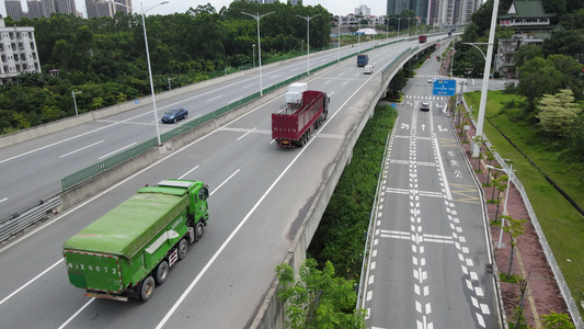 车辆在公路行驶视频