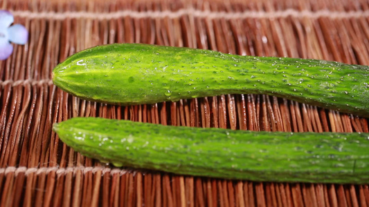 绿色食品瘦身蔬菜黄瓜视频