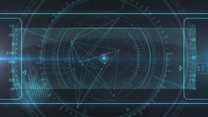 科技感动画开场logo标志模板8秒视频
