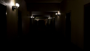 第一视角酒店大厅的片段灯光极差21秒视频