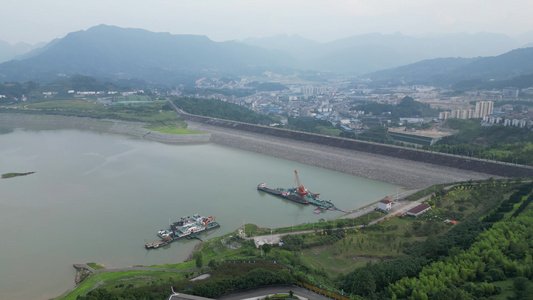 航拍湖北三峡大坝5A景区 视频