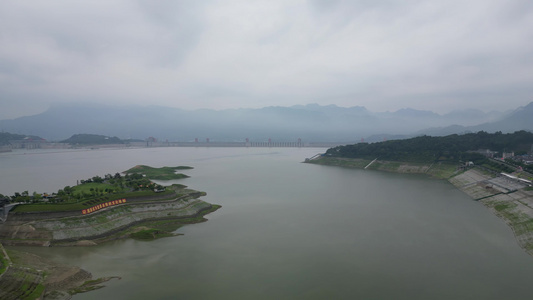 航拍湖北三峡大坝5A景区 视频