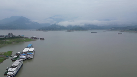 航拍湖北三峡大坝5A景区 视频