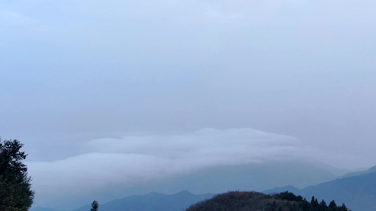 湖南南岳衡山5A景区云雾缭绕人间仙境航拍视频视频