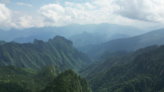 祖国大好河山壮丽山河湖北神农架航拍视频