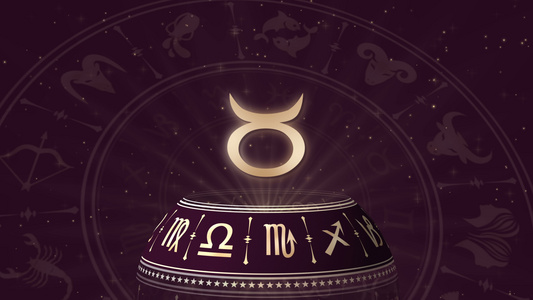 zodiac符号图鲁和星座轮视频