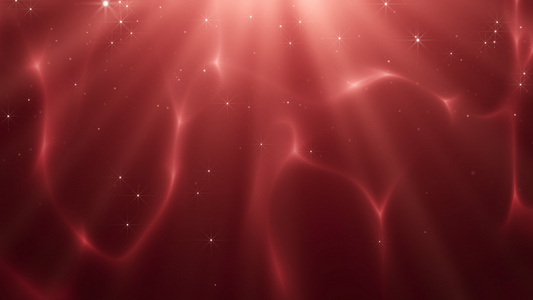 红色极光抽象粒子背景视频