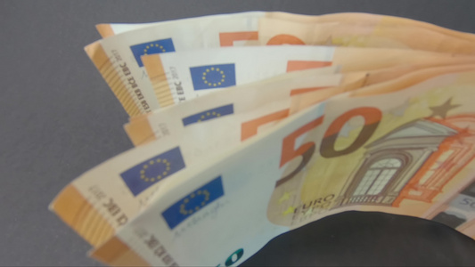 50欧元钞票细目视频