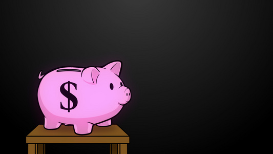 小猪银行动画插图加黑钱视频