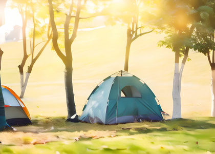 野外帐篷露营视频