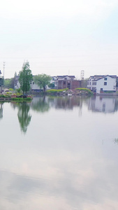 航拍乡村建设空镜乡村旅游视频