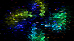 抽象彩色水晶镜面玻璃表面下变色8秒视频