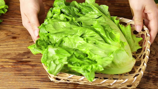 新鲜生鲜蔬菜食材展示视频