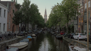 阿姆斯特丹城市风景12秒视频