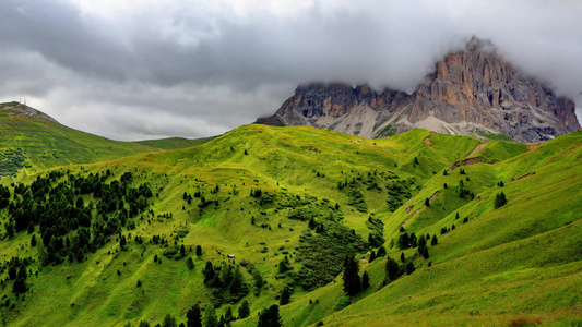 DolomiteItalianalps时间折叠视频视频