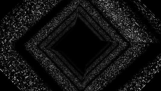 黑色背景上未聚焦几何形状光球动动动动动画视频