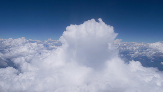 高空云层波浪白云视频