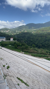 水库风景 湖水风光视频