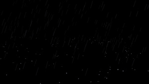 雨滴在黑色背景下落26秒视频