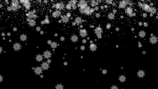 抽象雪假雪4k视频