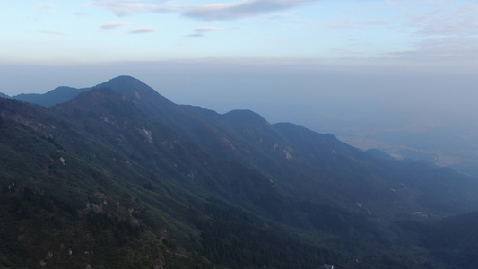 湖南南岳衡山5A景区航拍视频视频