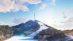 北京郊区滑雪场15秒视频
