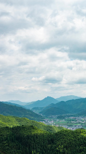 航拍湖南雪峰山自然风光自然地理延时摄影视频