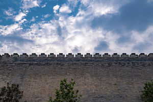 8K北京古建筑护城墙17秒视频