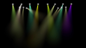 有灯光的自由舞台舞台照明背景音乐会的灯光8秒视频