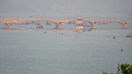 香港轮船航行时间的逾时视频