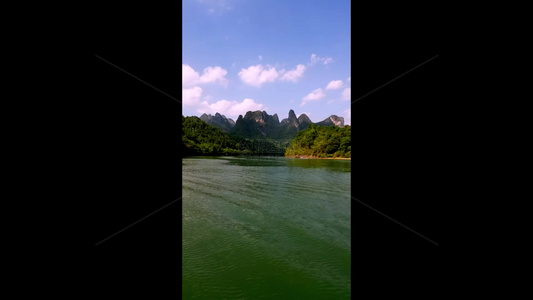 桂林阳朔山水风光航拍视频