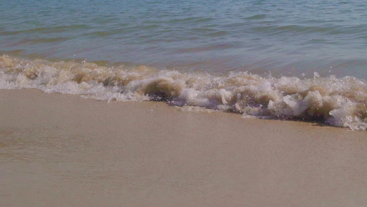 沙滩海浪[海滨浴场]视频