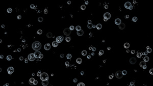 泡沫色抽象运动背景4k16秒视频