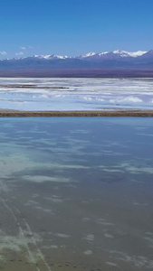 航拍茶卡盐湖自然风光视频素材自驾游视频