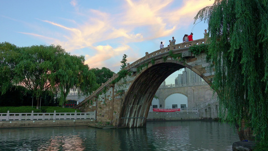苏州古城墙觅渡桥视频