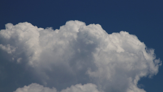 美丽的云朵空间气象4k视频
