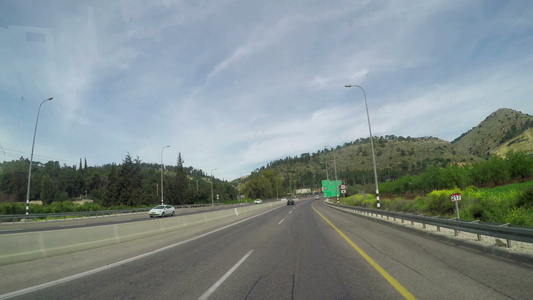 高速公路开往拿撒勒城伊斯雷尔视频