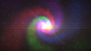 空间运动中的魔法色光15秒视频