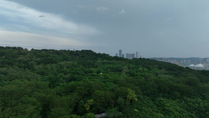 4k广西南宁大景飞越青秀山风景区3秒视频