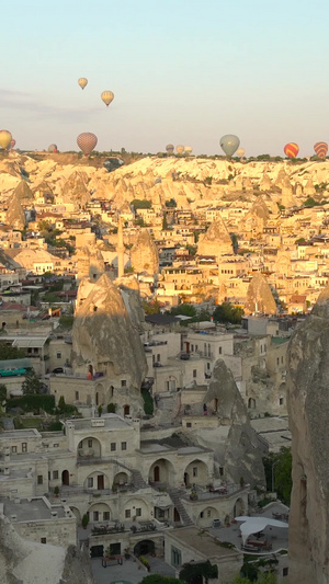 土耳其卡帕多奇亚热气球延时自由行10秒视频