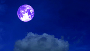 满月丰收夜空黑暗中18秒视频