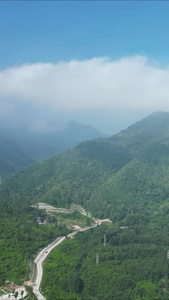 航拍湖南常德风光旅游景区视频